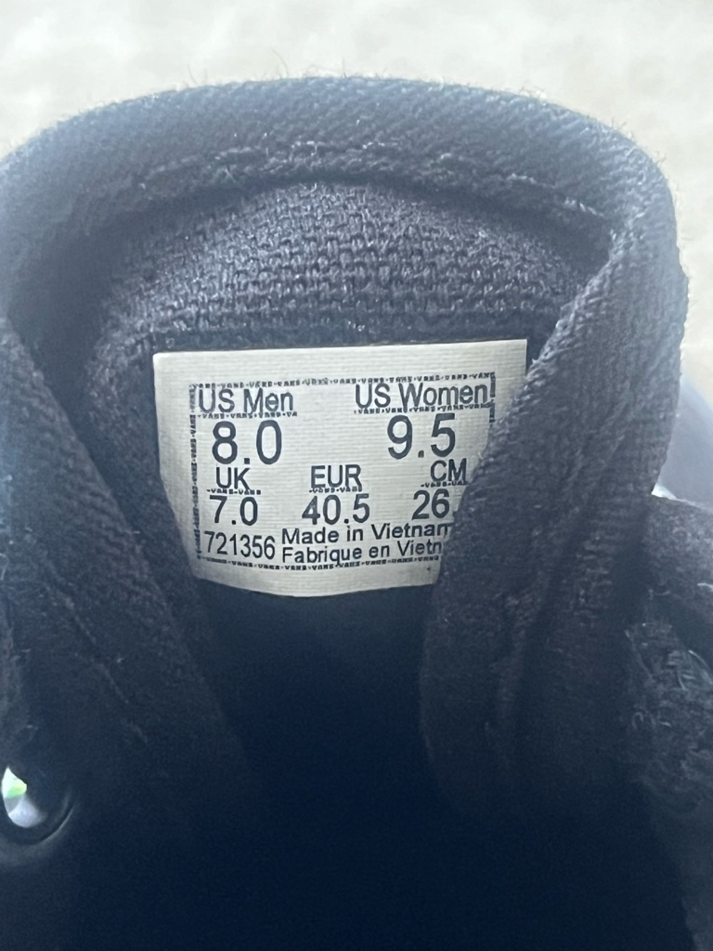 Vans Black Platform Sneakers with Butterfly Print Womens 9.5 - Picture 4 of 4